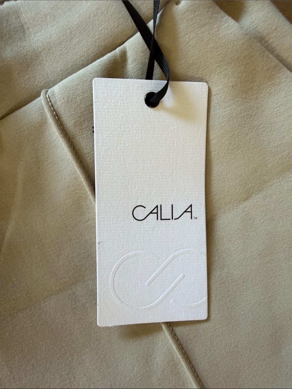 CALIA by Carrie Underwood Soft Scuba Wide Leg Pants in Cream - Picture 2 of 8